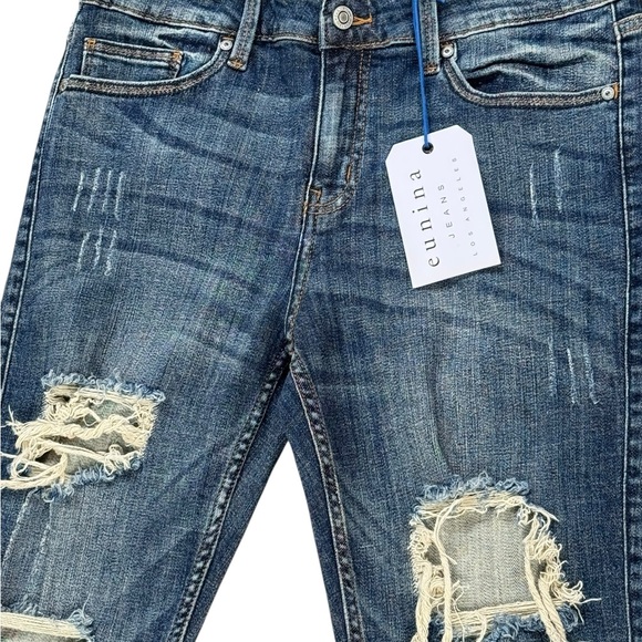 Eunina Lauren ladies mid rise skinny denim jeans size 11 regular NEW - Picture 8 of 9